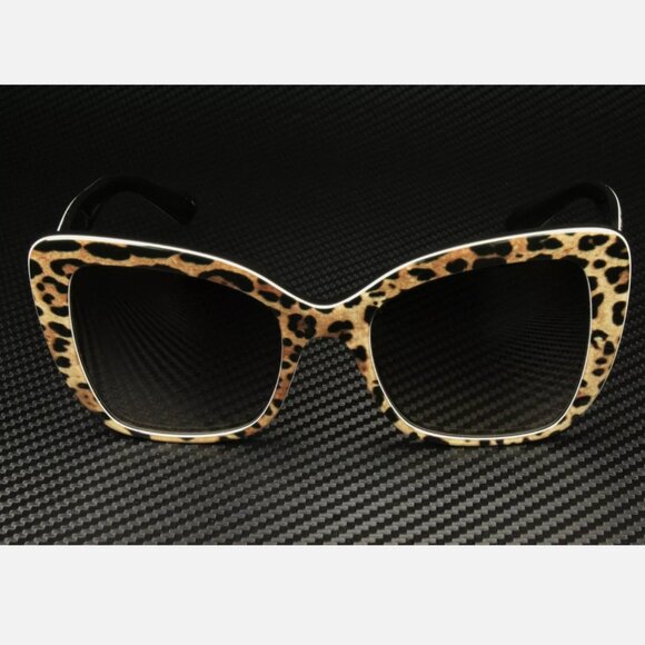 Dolce & Gabbana Brown Black Spotted Sunglasses